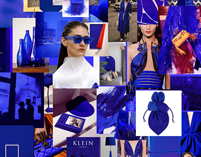 Project thumbnail - Klein Blue moodboard