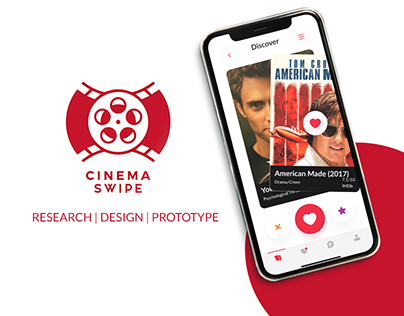 Cinema Swipe - App concept and design