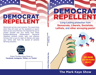 Democrat Repellent Book Cover Design