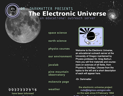 The Electronic Universe | UO Department of Physics