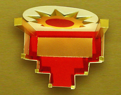 Paper Temple 9cm(H) X 12 cm(w)