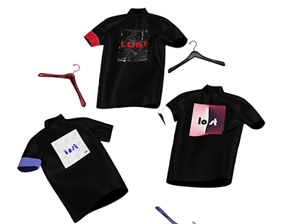 Project thumbnail - 3d design te-shirt and printing design for LOST brand