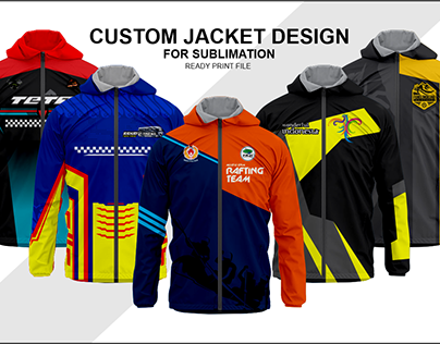 Bikers Jacket Design Mockup - Custom windbreaker jacket
