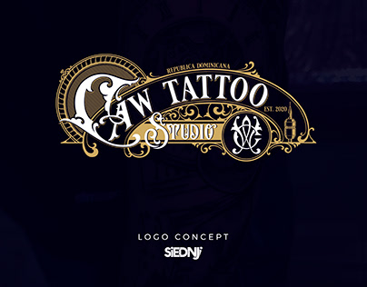 Caw Tattoo Studio | Logo Concept