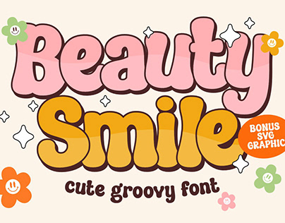 Beauty Smile - Playful Retro Font
