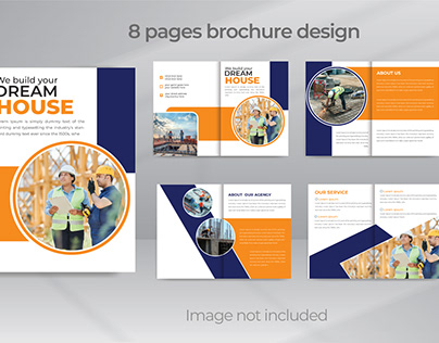 Corporate Construction 8 Page Brochure Design