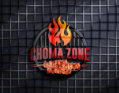 Logo Choma Zone puesto de comida a la parrilla
