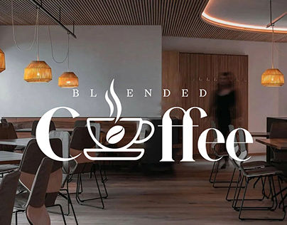 Blended Coffee Logo Design