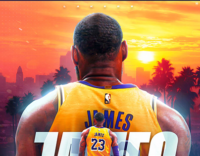 LeBron James || Redesign of 2021 Graphic || LA Lakers