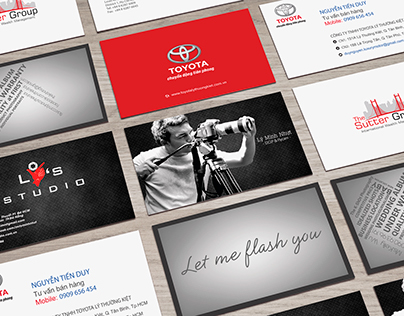 Business Card - Red & Grey