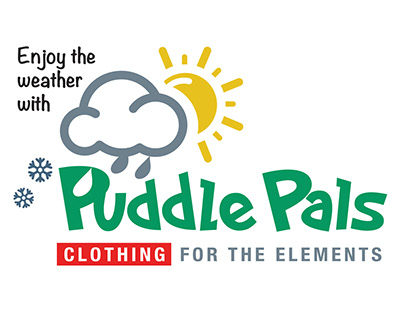 Puddle Pals childrens clothing logo / images