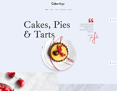 Cake-Shop Website