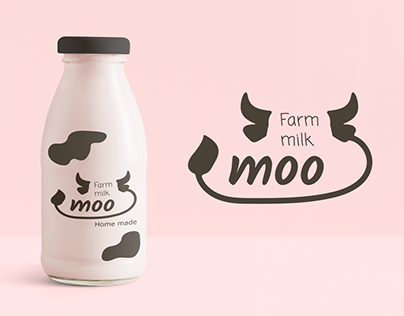 Logo for Dairy Farm "MOO"