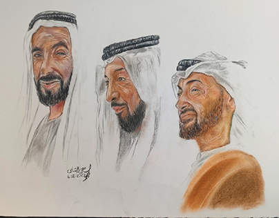 Project thumbnail - kings al zayed #portraitdrawing