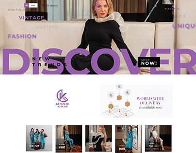 Web Design/Development for Fashion Website
