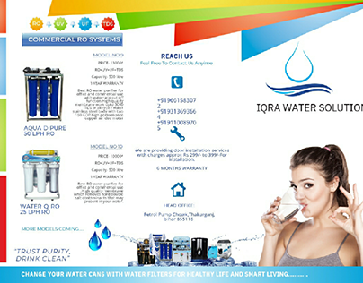 Iqra water solution flyer