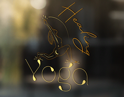 Yoga Instructor & Spiritual Healer Logo, Business Card