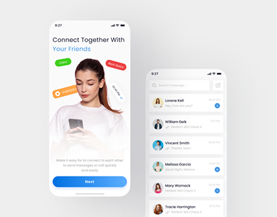 Messages Mobile App UX/UI Design