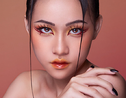 Asian Flame_ Creative makeup art