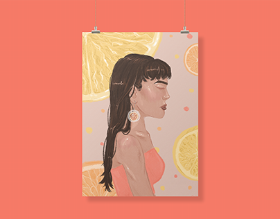 Digital Illustration Commission: Dope Lemon