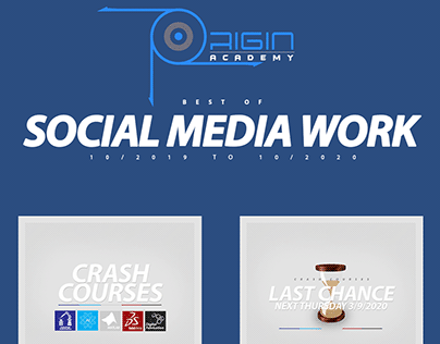 Origin Academy social media designs