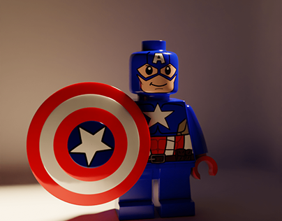 Captain America - Lego mini figure