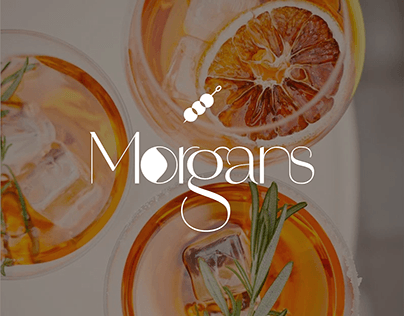 Morgans, a sample logo for a cocktail lounge