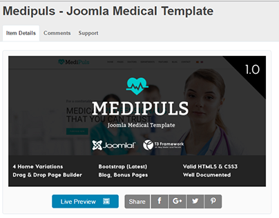 Medipuls - Joomla Medical Template
