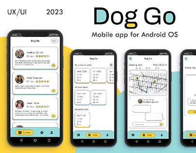 Dog Go mobile app | UX/UI design