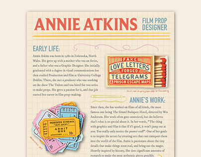 Annie Atkins: Designer Poster Project