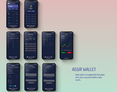 Uninvited redesign of Project Hydro's Aegir Wallet