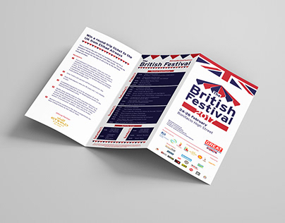 The British Festival 2017 : Brochure Layout