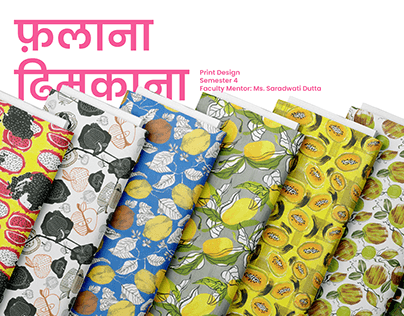 Falana Dhimkana | Hand Print Design