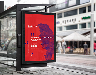 La Fleur Gallery Exhibition Poster