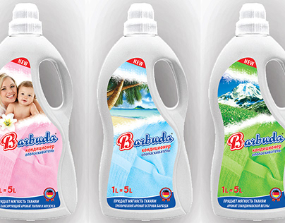 Laundry gel label design