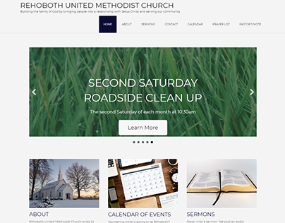 Rehoboth United Methodist Church WordPress Website