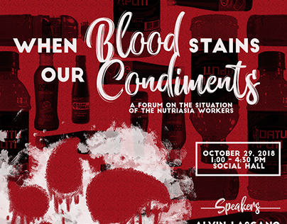 "When Blood Stains Our Condiments" Forum
