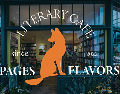 Pages and Flavors / Identity for a book cafe