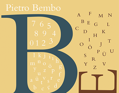 BEMBO TYPOGRAPHY POSTER
