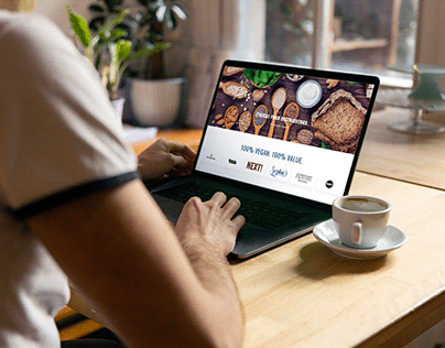 Shopify website design for food distributor