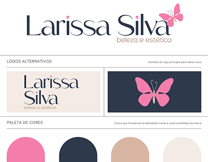 Esteticista - Identidade Visual - Larissa Silva