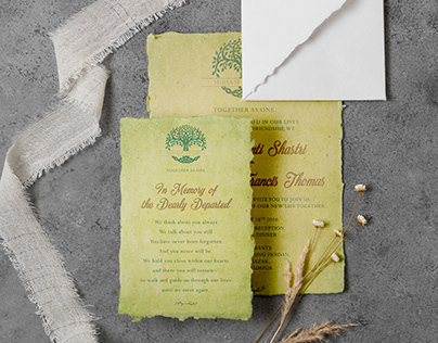 Enchanted Forest Wedding Invitation Set