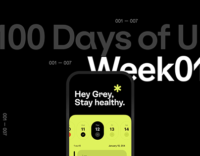100 Days of UI – Week 1