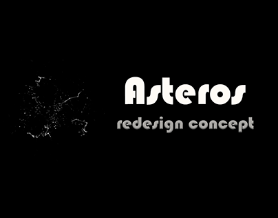 System Integrator Asteros | Website Redesign | Concept