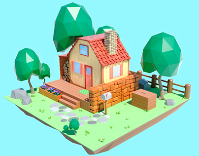 Stardew Valley Second House Lowpoly