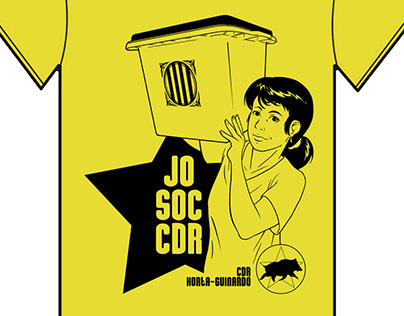 Disseny de samarreta per al CDR d'Horta-Guinardó