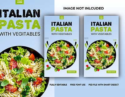 Italian Pasta Banner Design