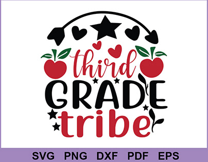 Third grade tribe SVG