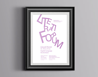 Literati Forum Poster