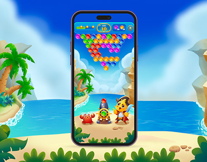 Bubble shooter game mobie